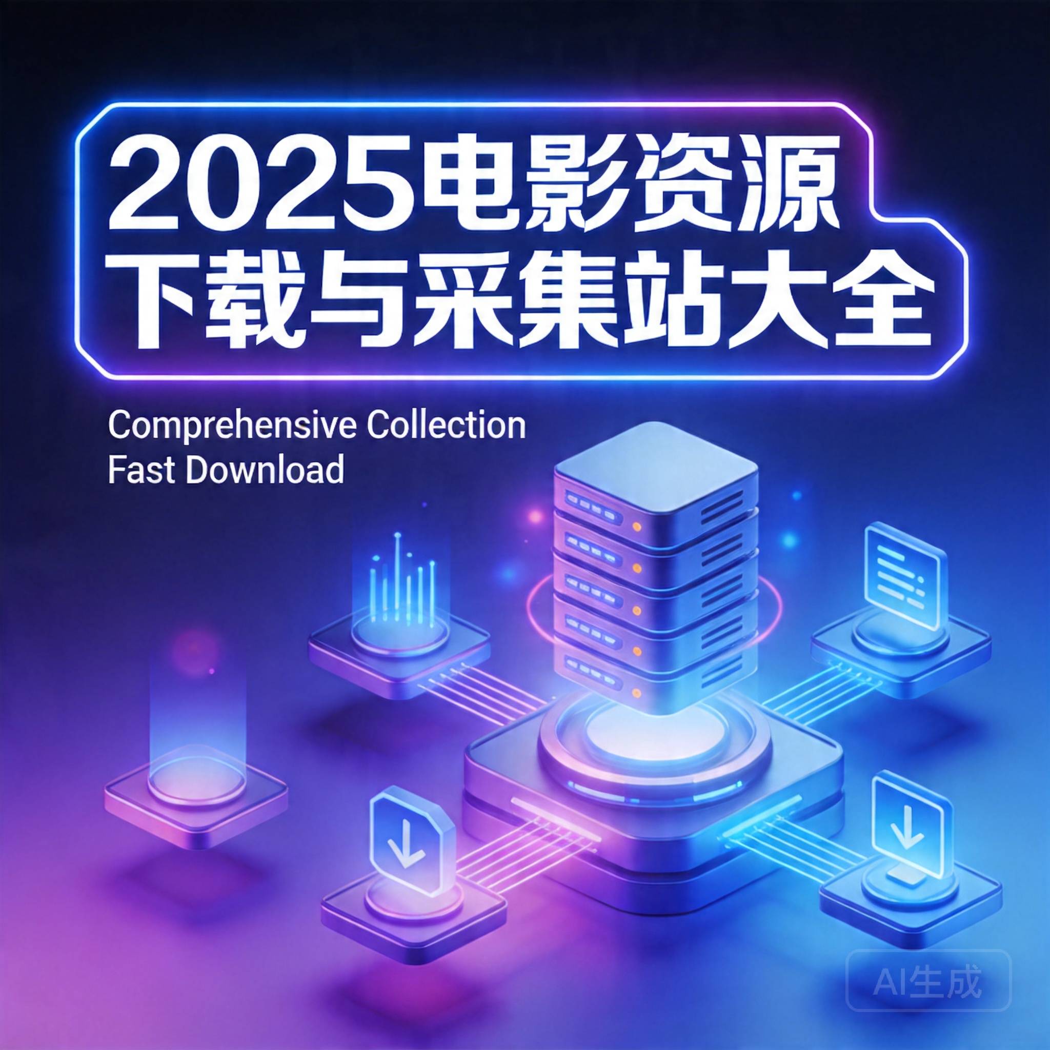 2025电影资源下载与采集站大全-极栈网络